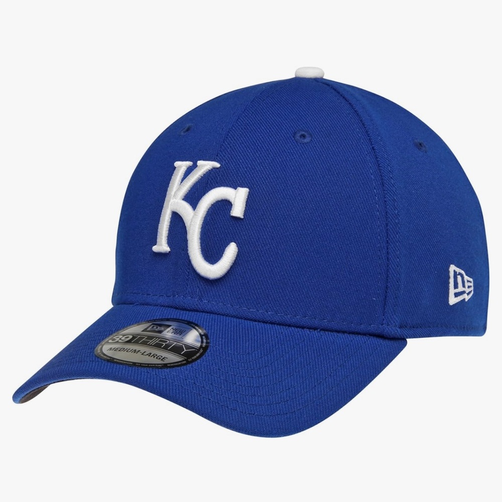 New Era Kansas City Royals Blue Jr Home Team Classic 39THIRTY Youth Flex Hat